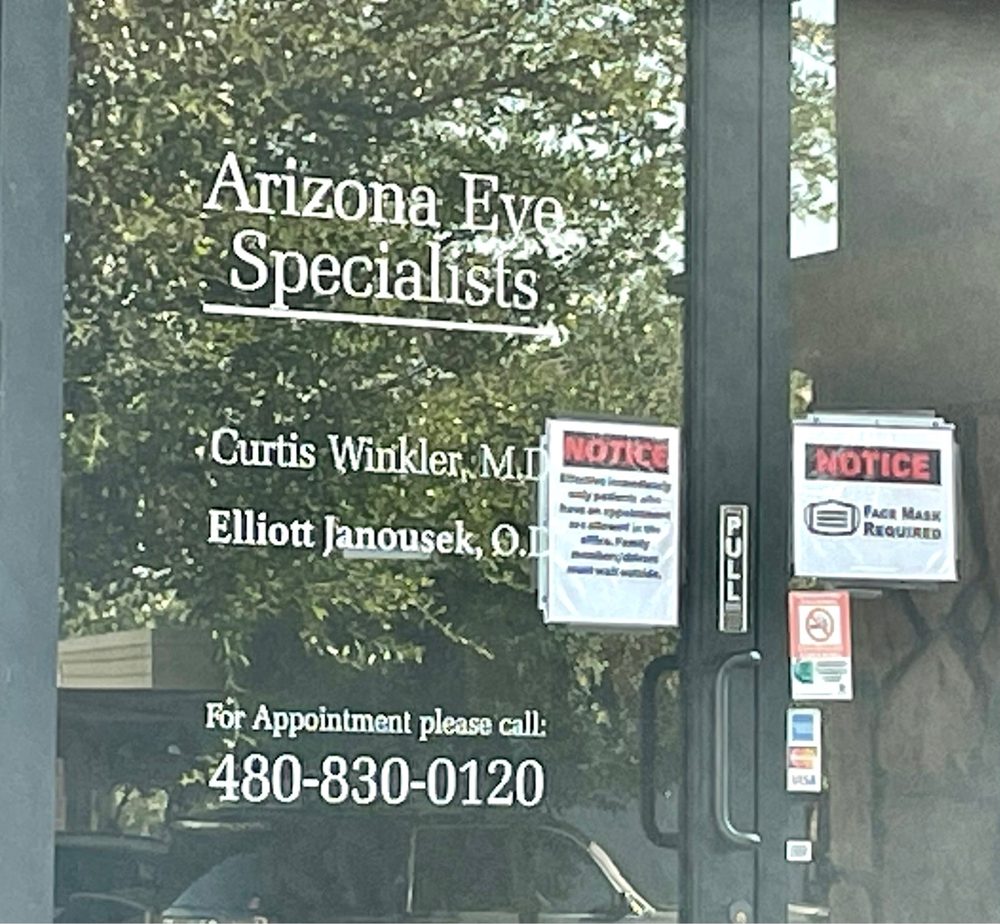 ARIZONA EYE SPECIALISTS Updated October 2024 21 Reviews 4915 E