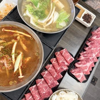 Solo Hot Pot - Tom Yum Hot Pot Organic Miso Hot Pot tripe beef - Asian Fusion Near Me - Diamond Bar, California Solo Hot Pot - Tom Yum Hot Pot Organic Miso Hot Pot tripe beef - Asian Fusion Near Me - Diamond Bar, California