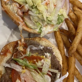 Checkers - What their Checker Burger actually looks like. Total false advertising! - Burgers Near Me - North Charleston, South Carolina