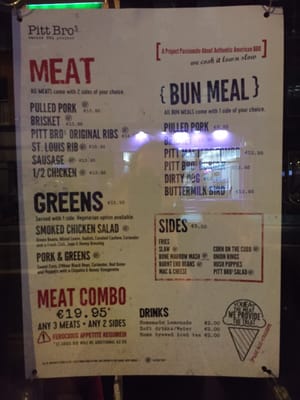 Menu photo 7 Pitt Bros Dublin, D
