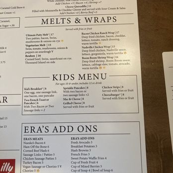 Era Cafe - Breakfast & Brunch Near Me - Woodruff, Wisconsin
