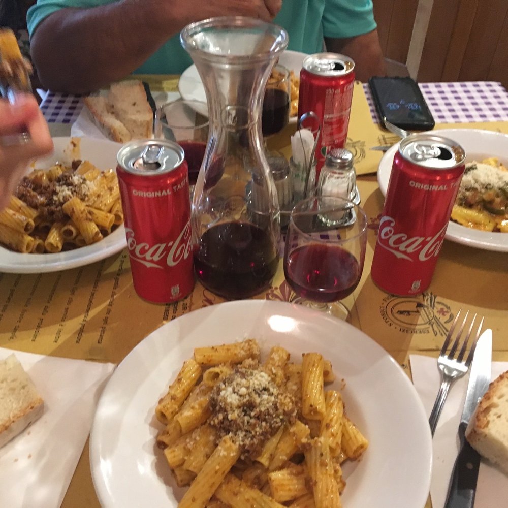 Trattoria Mario - Full table - rigatoni and ravioli all round - Tuscan Near Me - Florence, FI Trattoria Mario - Full table - rigatoni and ravioli all round - Tuscan Near Me - Florence, FI