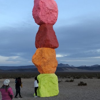 Seven Magic Mountains - Public Art Near Me - Las Vegas, Nevada