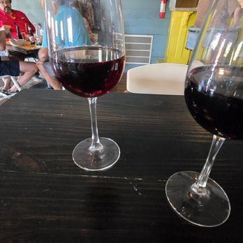 The Post Beer and Wine Garden - A couple of Italian reds: CA BRUSSA-Nebbiolo and AVEROLDI 2017- Merlot, Sangiovese. - Wine Bars Near Me - Houston, Texas The Post Beer and Wine Garden - A couple of Italian reds: CA BRUSSA-Nebbiolo and AVEROLDI 2017- Merlot, Sangiovese. - Wine Bars Near Me - Houston, Texas