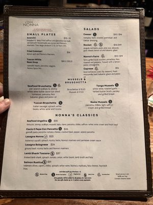 Menu photo 2 Caffé Nonna Nashville, TN Menu photo 2 Caffé Nonna Nashville, TN