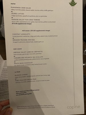 Menu photo 7 Copine Seattle, WA