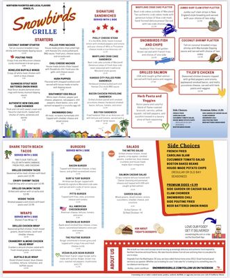 Menu photo 3 Snowbirds Grille Venice, FL Menu photo 3 Snowbirds Grille Venice, FL
