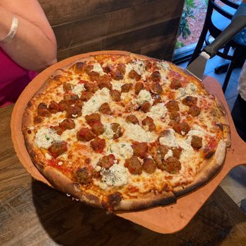 Anthony's Coal Fired Pizza & Wings - Meatball & Ricotta Za - Pizza Near Me - Pompano Beach, Florida Anthony's Coal Fired Pizza & Wings - Meatball & Ricotta Za - Pizza Near Me - Pompano Beach, Florida
