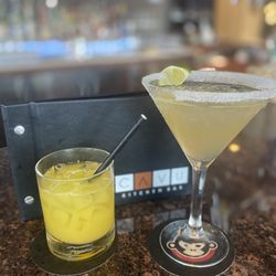 CAVU Kitchen Bar - 12 oz tequila & pineapple Lychee margarita