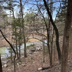 Billy Creek Trail - A stream down below.