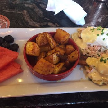 Saint & Second - Lobster and crab Benedict - New American Near Me - Long Beach, California