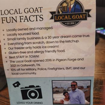 Local Goat - New American Near Me - Pigeon Forge, Tennessee