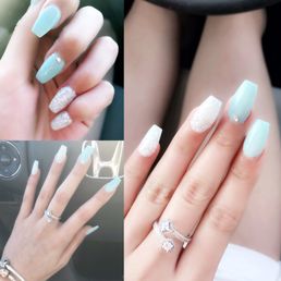 words cannot describe how happy i am with my nails. but number of compliments can. 23 in 2 hours after i got them done.