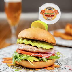 Burger & Philly - Salmon avocado burger