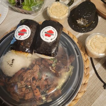 Aloha Catering - Mix plate and musubi. - Barbeque Near Me - Los Angeles, California
