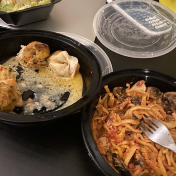 Agliolio - Crab stuffed shrimp and vodka pasta - Italian Near Me - Boynton Beach, Florida