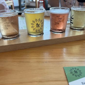 Ash & Elm Cider - Cider Flight - Cideries Near Me - Indianapolis, Indiana