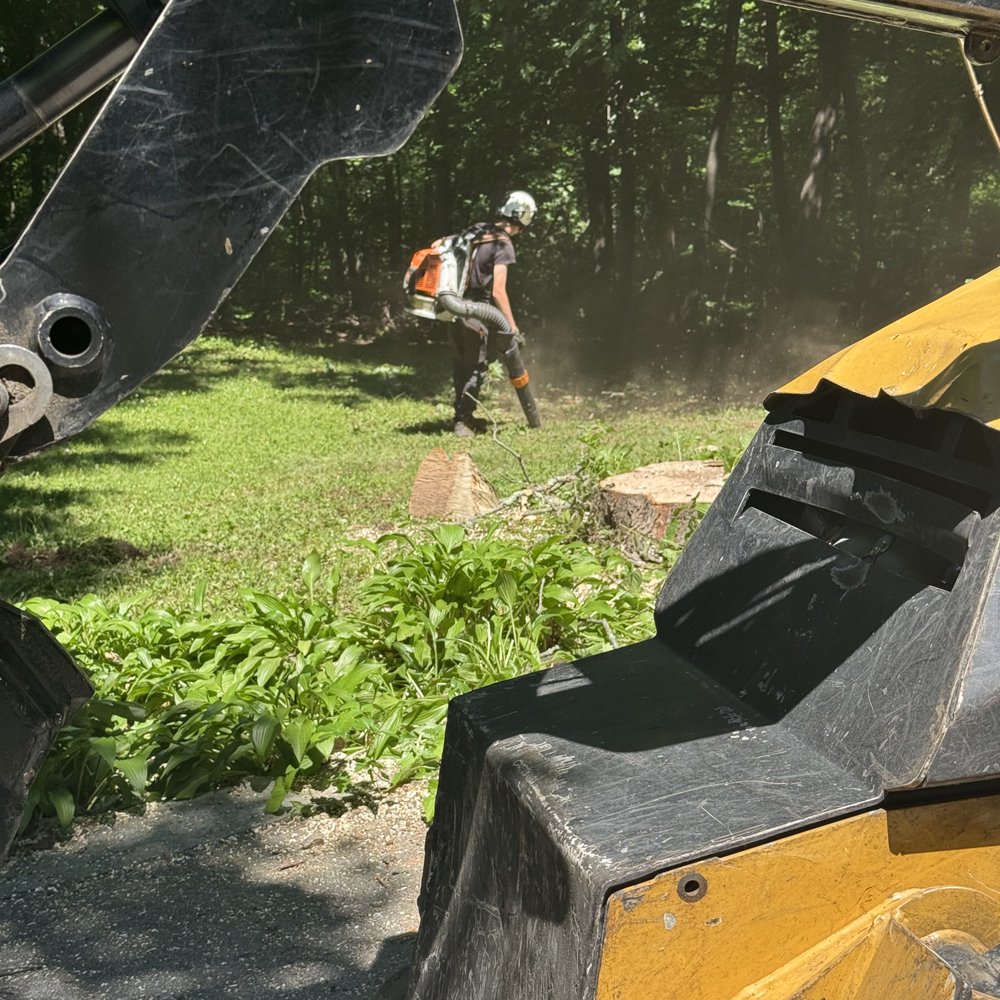 A-1 Tree Service - Constant clean-up. Chipper up the road to immediately remove branches and logs. - Tree Services Near Me - Thomaston, Connecticut