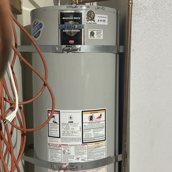 My Plumber - The newly installed water heater - Plumbing Near Me