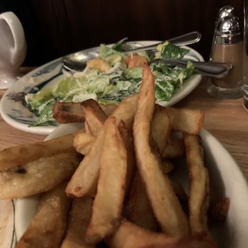 Peter Luger - French Fried Potatoes (for 1 or 2) Caesar Salad, Grated Pecorino Romano - Steakhouses Near Me - Brooklyn, New York