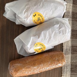 Pork roll and grilled beef sandwiches Pork roll and grilled beef sandwiches