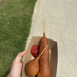 The Corndog Company - Glen Arbor - Babybel pop and mini corn dog