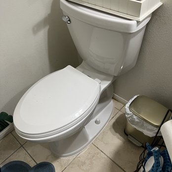 Marco The Handyman - New low flow elongated toilet - Electricians Near Me