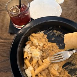 Main Street Tavern - Bolognese pasta and a hibiscus margarita