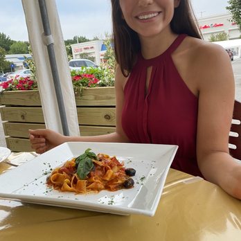 Villa Paradiso - Can you believe the size of these plates??? I loved the Puttanesca sauce! - Steakhouses Near Me - Bay Terrace, New York Villa Paradiso - Can you believe the size of these plates??? I loved the Puttanesca sauce! - Steakhouses Near Me - Bay Terrace, New York