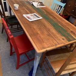 Metamorphosis - Custom made rustic table.