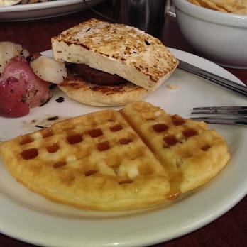 Millie's Cafe - Tofu benedict ($9) without hollandaise sauce because it isn't vegan. Also gluten free vegan waffle ($4). Neither were flavorful. - Breakfast & Brunch Near Me - Los Angeles, California Millie's Cafe - Tofu benedict ($9) without hollandaise sauce because it isn't vegan. Also gluten free vegan waffle ($4). Neither were flavorful. - Breakfast & Brunch Near Me - Los Angeles, California