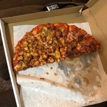 Gateway Pizza-N-Subs - Half meat lovers and half Gateway Chicken BBQ Pizza - Pizza Near Me - Merced, California
