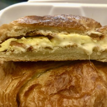 Ontario Donuts - Bacon, Egg and Cheese on Croissant - Donuts Near Me - Ontario, California Ontario Donuts - Bacon, Egg and Cheese on Croissant - Donuts Near Me - Ontario, California