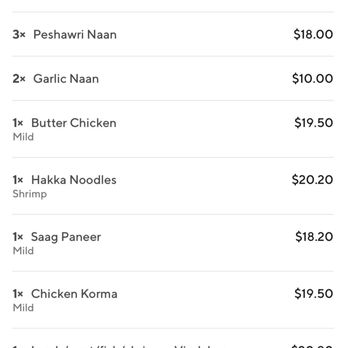 Curry Hut - Itemized receipt of Curry Hut through door dash - Indian Near Me - Augusta, Georgia Curry Hut - Itemized receipt of Curry Hut through door dash - Indian Near Me - Augusta, Georgia