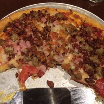 Postcards American Bistro - Carnivore pizza. $10 - New American Near Me - San Diego, California