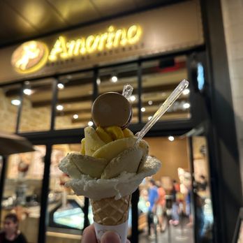 Amorino Gelato - a hand holding a cone of ice cream - Desserts Near Me - Fort Worth, Texas Amorino Gelato - a hand holding a cone of ice cream - Desserts Near Me - Fort Worth, Texas