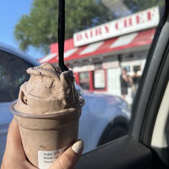 Dairy Chef - Break up Storm - Chocolate ice cream, Oreo cookies, brownie bites, and fudge - Ice Cream & Frozen Yogurt Near Me - Elkhorn, Nebraska Dairy Chef - Break up Storm - Chocolate ice cream, Oreo cookies, brownie bites, and fudge - Ice Cream & Frozen Yogurt Near Me - Elkhorn, Nebraska