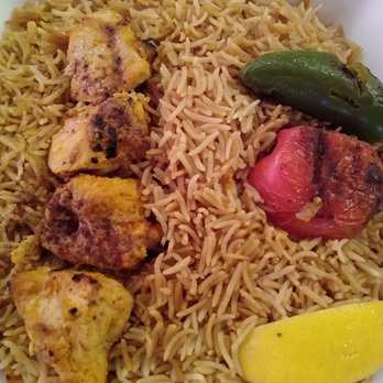 Bamika Kabab - Chicken Kabab Platter close up. - Afghan Near Me - Ottawa, Ontario