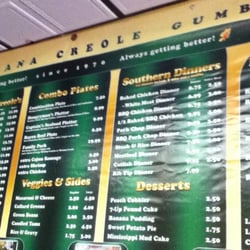 Louisiana Creole Gumbo - Louisiana creole menus