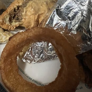 Phat Jerry's Phillies - Onion rings. Not good, too crunchy/greasy and not enough actual onion. Probably just overcooked. - Sandwiches Near Me - Sacramento, California Phat Jerry's Phillies - Onion rings. Not good, too crunchy/greasy and not enough actual onion. Probably just overcooked. - Sandwiches Near Me - Sacramento, California