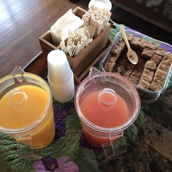 Hotel Coral Reef - Homemade banana bread & some juices - Hotels Near Me - Kapaa, Hawaii Hotel Coral Reef - Homemade banana bread & some juices - Hotels Near Me - Kapaa, Hawaii
