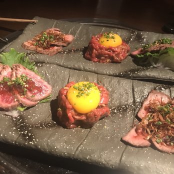 YAZAWA - Appetizer: beef tetaki, raw beef tartare - Japanese Near Me - Beverly Hills, California YAZAWA - Appetizer: beef tetaki, raw beef tartare - Japanese Near Me - Beverly Hills, California