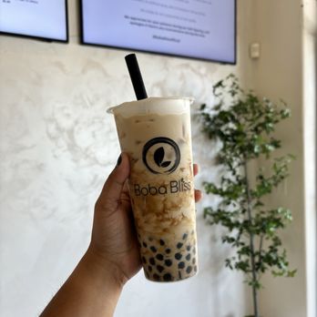 Boba Bliss - Brown pearl lattee - Bubble Tea Near Me - Castro Valley, California