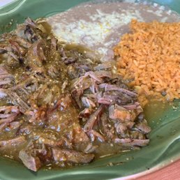 Pork chili verde.