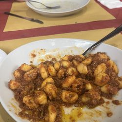 Birreria Marconi - Gnocchi with bolognese sauce- so yum! The other plate was carbonara and was devoured very quickly.
