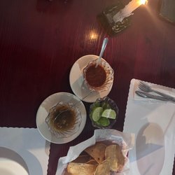 Restaurant de Langosta La Güerita - Salsa and chips