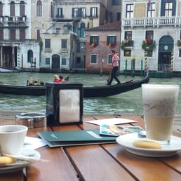 This is the view from the cafe. It is worth every euro to sit here and watch the canal traffic. This is the view from the cafe. It is worth every euro to sit here and watch the canal traffic.