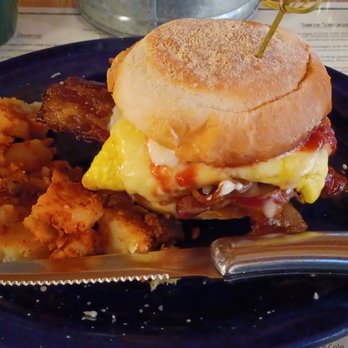 The Sunrise Shack - "Taking' it to the streets" breakfast sandwich - Breakfast & Brunch Near Me - Glen, New Hampshire