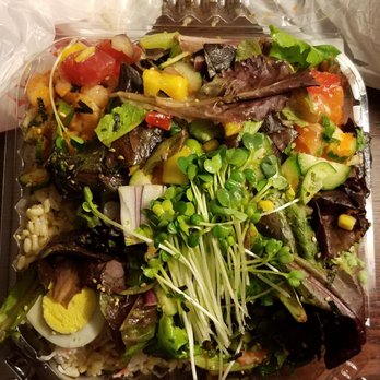 AhiPoki - Large poke bowl with all the toppings! (except avocado) - Seafood Near Me - San Diego, California