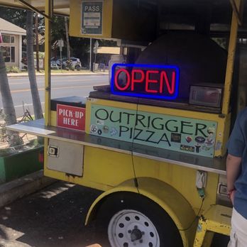 The Outrigger Pizza Company - Location is visible from the street in a parking lot - Pizza Near Me - Kihei, Hawaii The Outrigger Pizza Company - Location is visible from the street in a parking lot - Pizza Near Me - Kihei, Hawaii